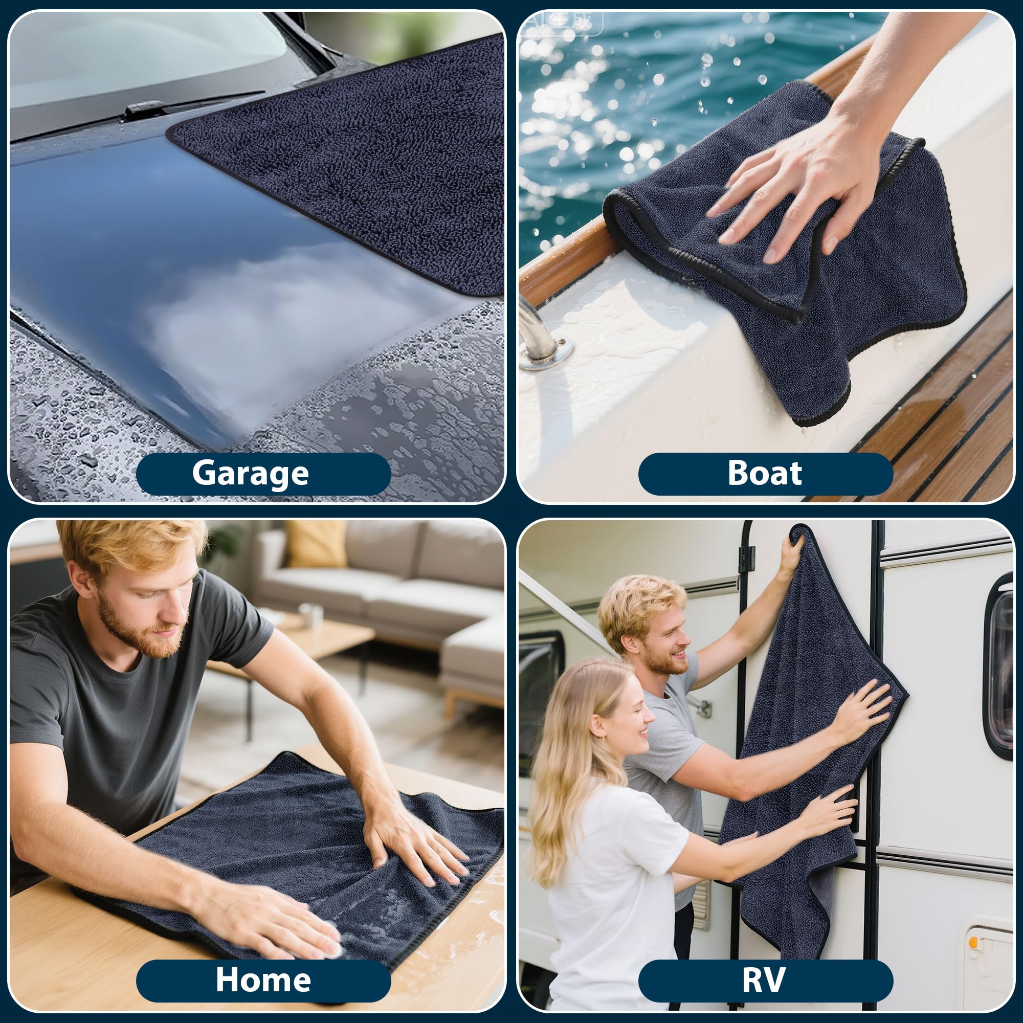 Aidoclip drying result on hood showing streak-free paint and preserved gloss