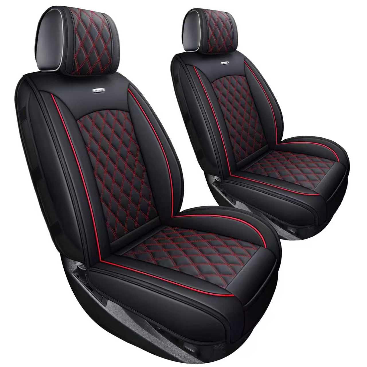 Aierxuan front seat cover installed on Silverado front seat, adds protection