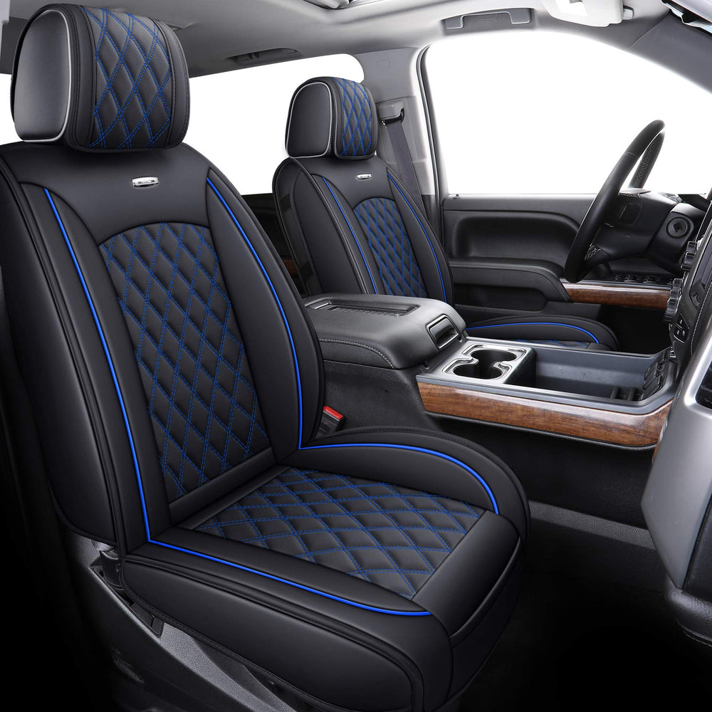 Aierxuan front seat full set showing fitted protection and sleek finish