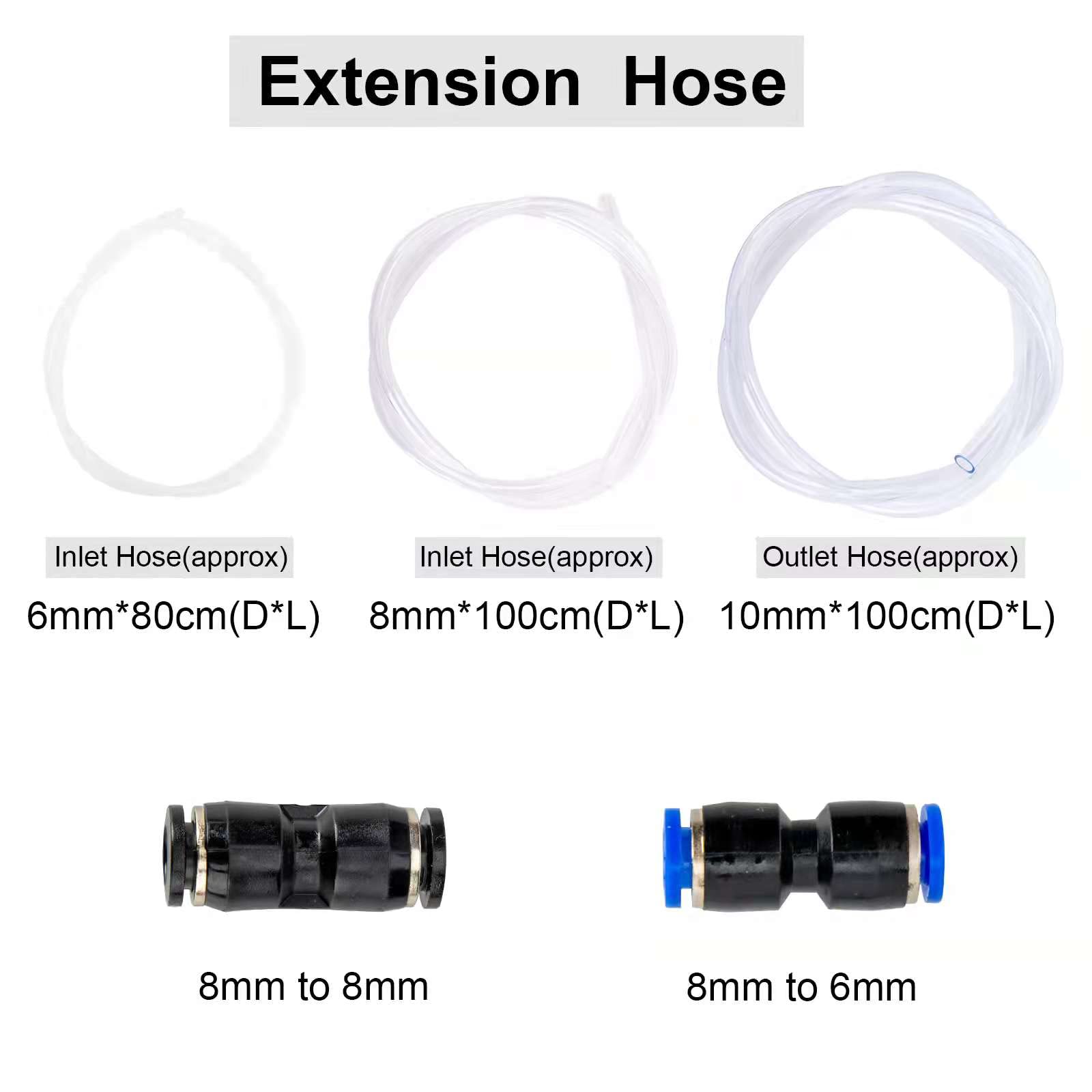 AIGMlSON hoses and clamps detail showing clear tubing for visual flow monitoring