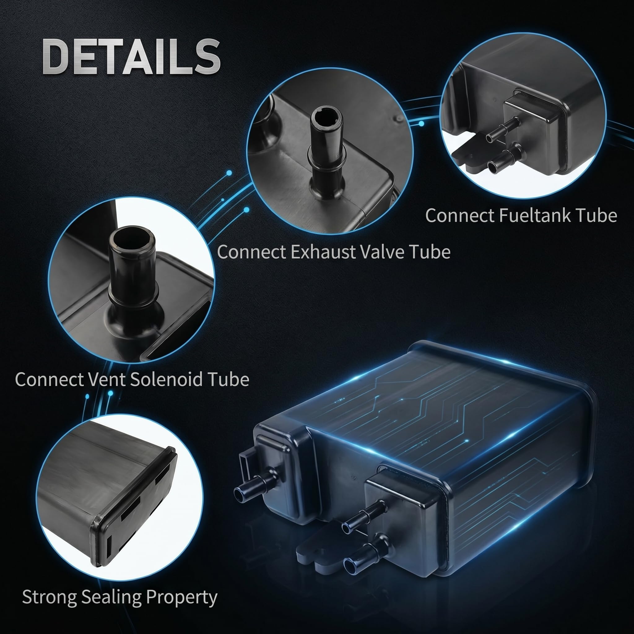 AIKEPT close-up of connection ports, accurate alignment reduces installation time