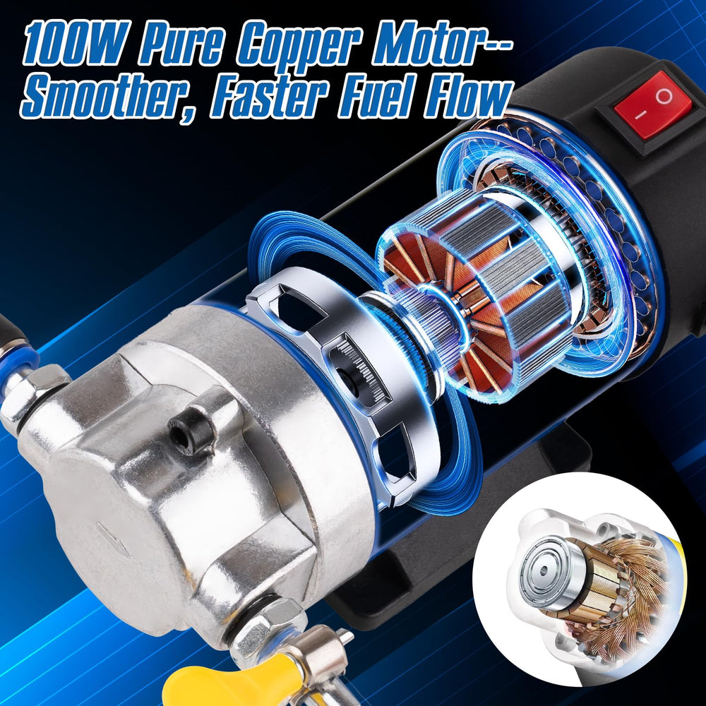Aikyciu compact pump stored in a car trunk saving space and ready for roadside use