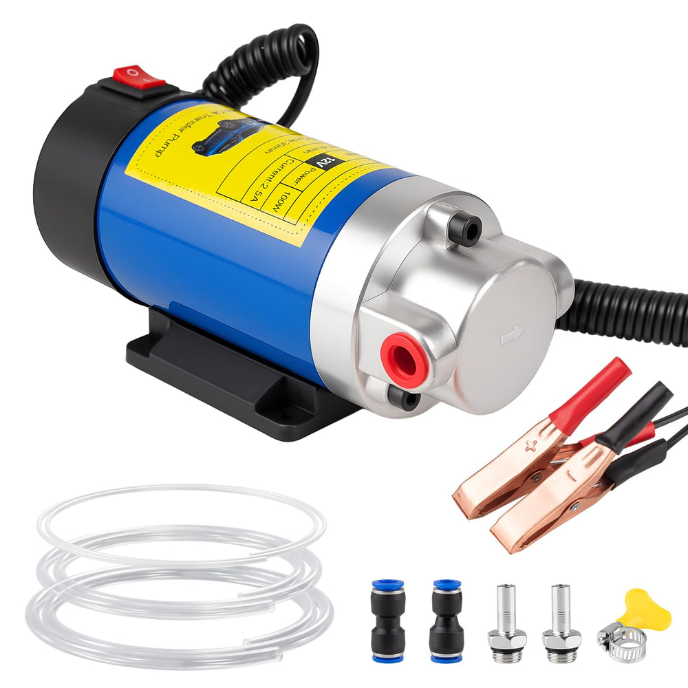 Aikyciu pump front view showing compact design and controls for easy transport