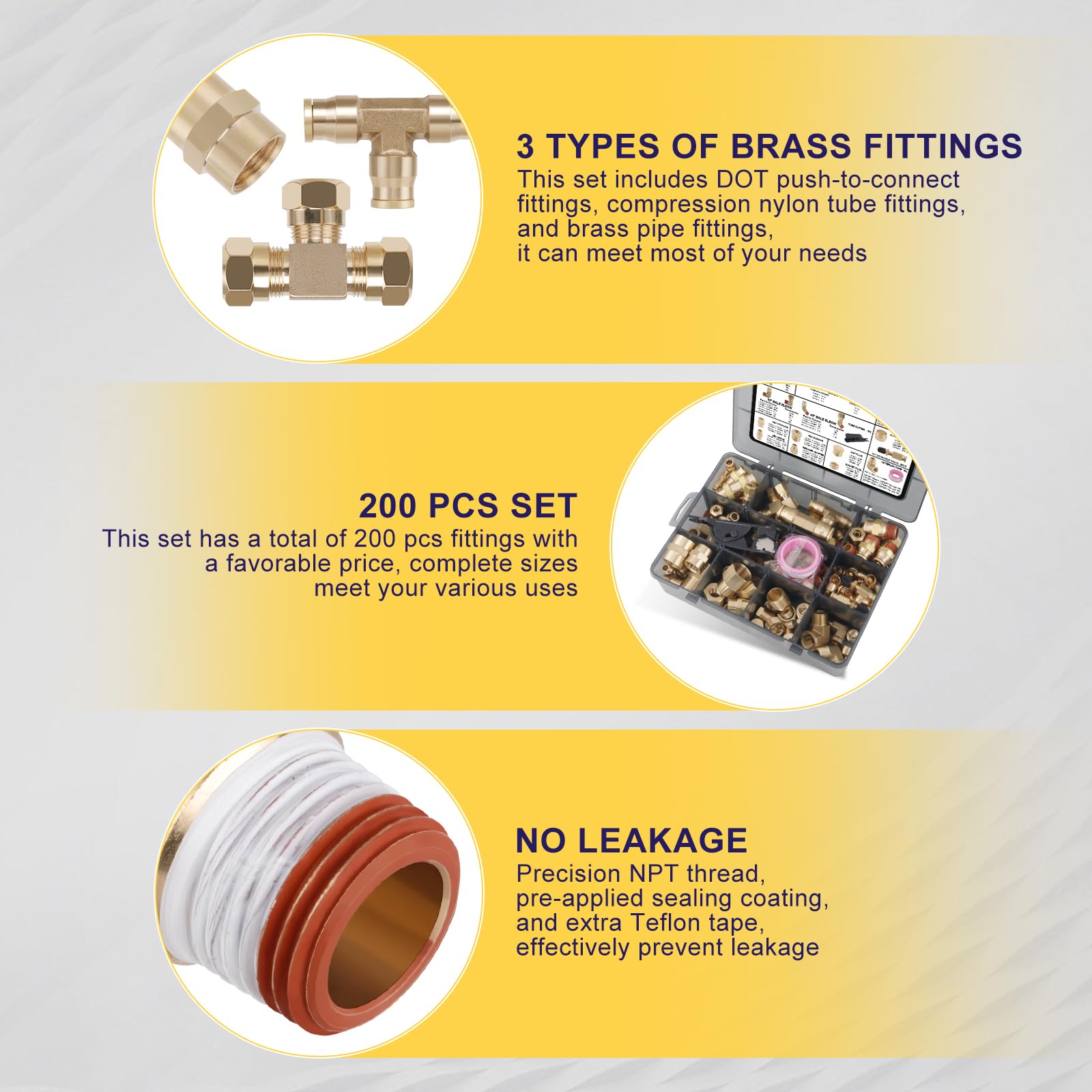 Ailbiuko brass pipe fittings collection highlighting durable CA360 brass components