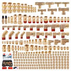 Ailbiuko front packaging view showing full 250-piece kit and components advantage