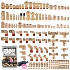Ailbiuko full kit layout showing organized fittings and tools for quick selection