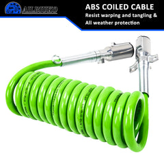 Ailbiuko cable connected between truck and trailer, reliable power transfer