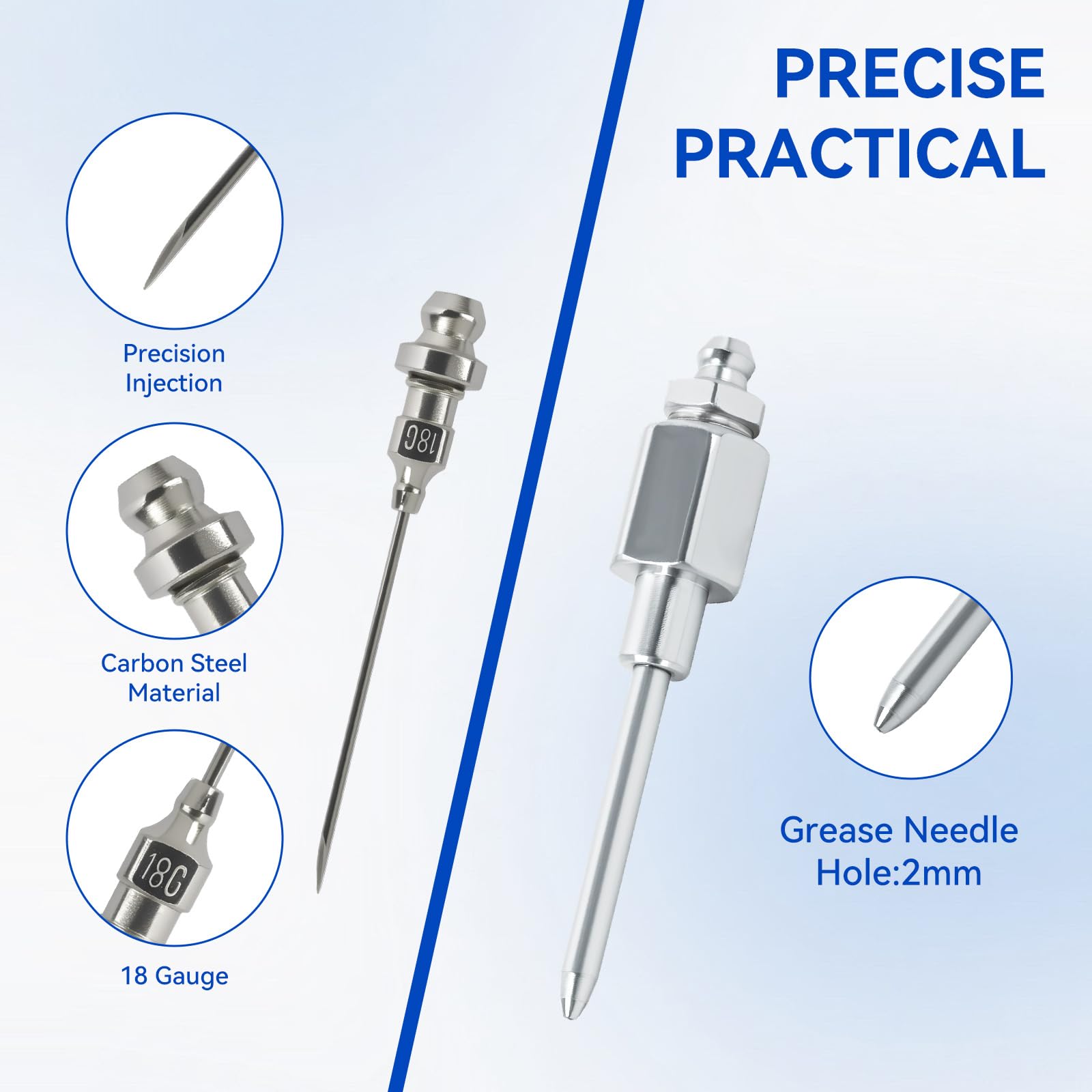AILEDWER 12-inch flexible grease hose close-up showing bendable reach and durable construction