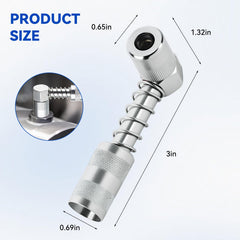 AILEDWER two grease needle nozzles close-up for precise lubrication of small or recessed fittings