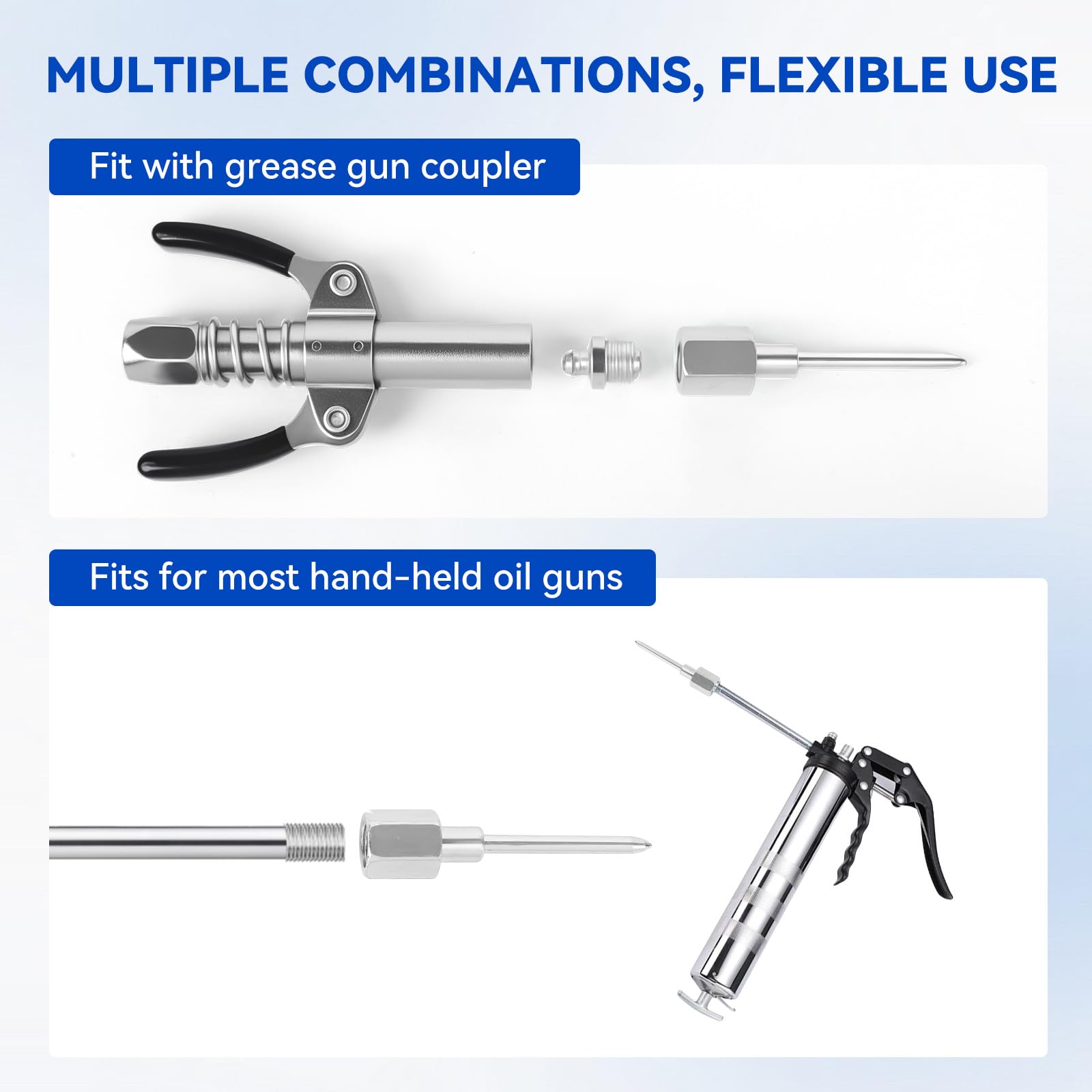AILEDWER Zerk fitting cleaner with tools showing cleaning benefit for better grease flow