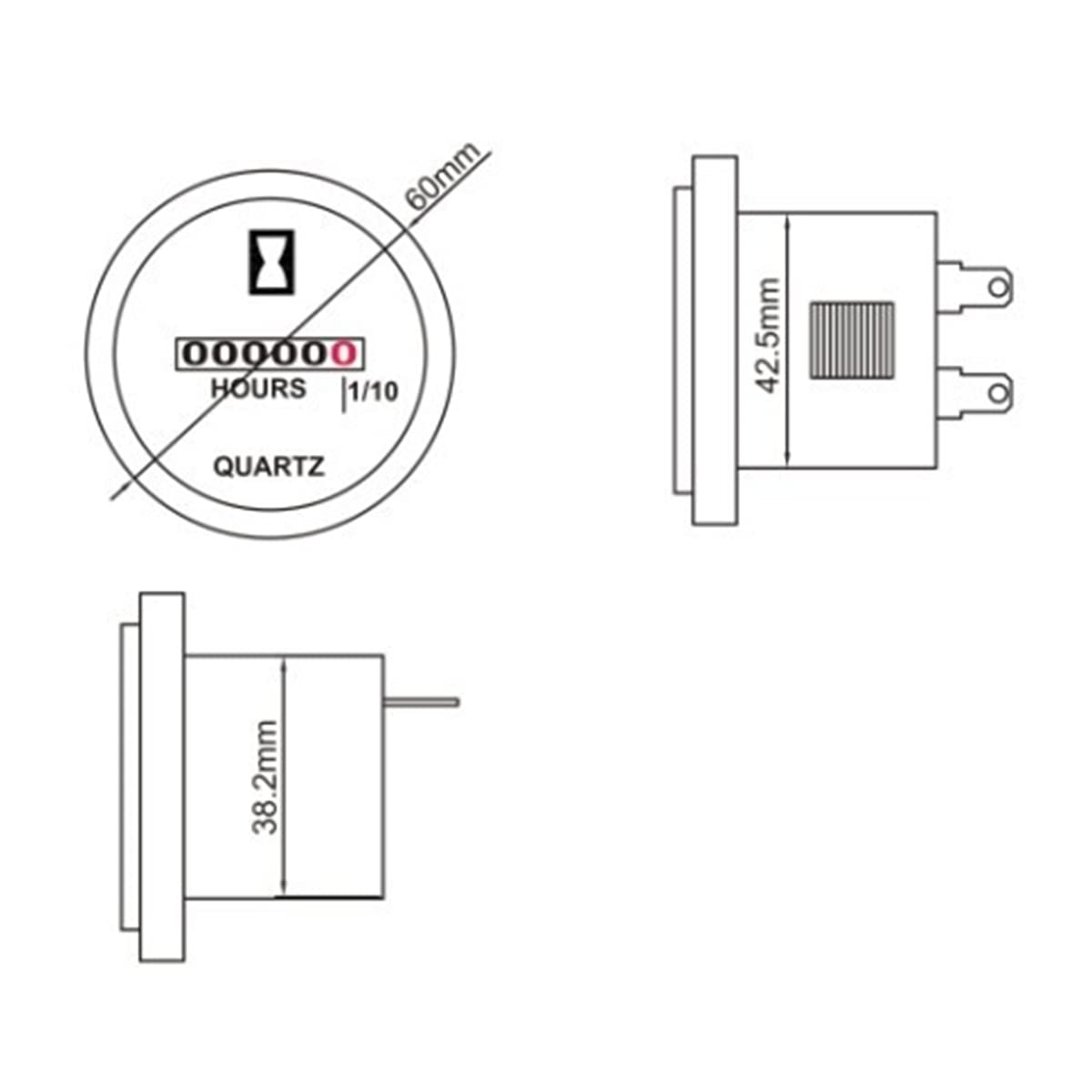 AIMILAR housing detail highlighting ABS+PC durability for outdoor use