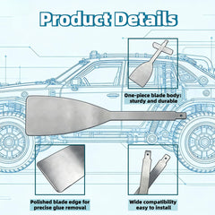 AINARETT blade mounted in standard handle demonstrating fast, compatible installation