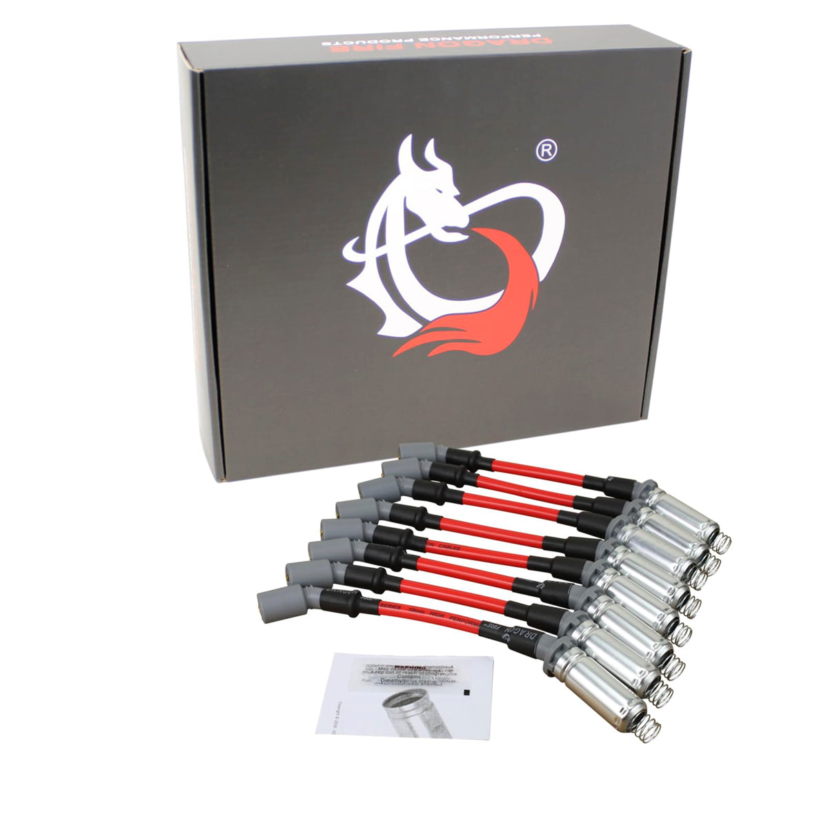 AIP Electronics Dragon FIRE front packaging showing complete 8-wire kit and labels, clear fitment benefit