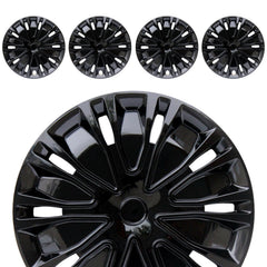Aiqiying hubcap front packaging showing set of four and included finish benefit