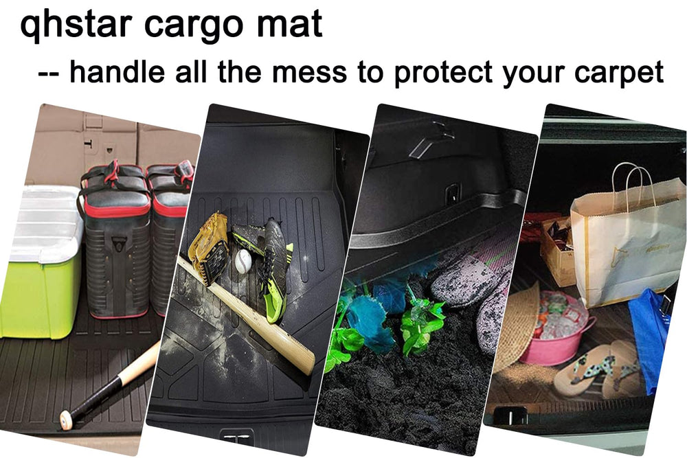 Aiqiying mat beside luggage showing size and scale benefit