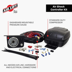 Air Lift pressure gauge closeup displaying clear markings for accurate monitoring