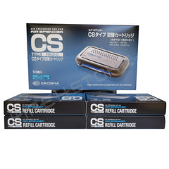 Air Spencer cartridge installed in a car vent releasing subtle squash scent, improves cabin freshness