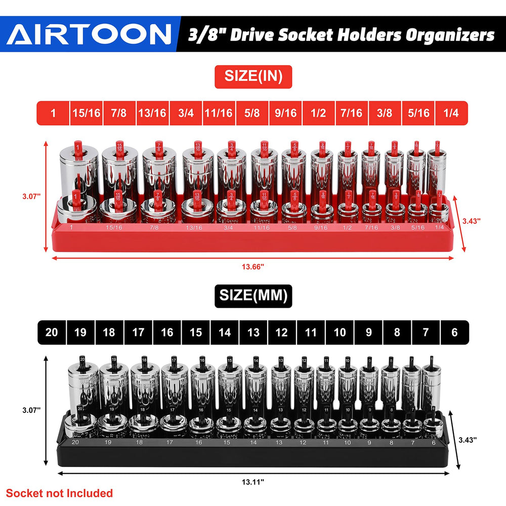 AIRTOON deep socket seated on post with extended base for secure hold