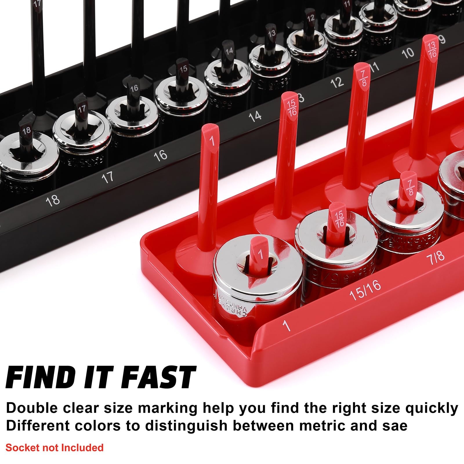 AIRTOON trays inside a toolbox drawer showing neat, space-saving layout