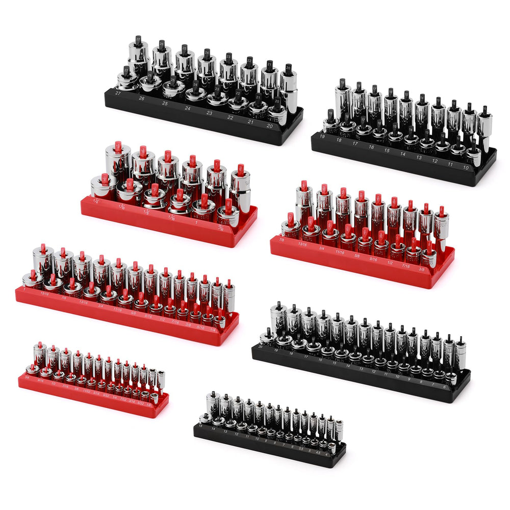 AIRTOON garage bench with trays organizing a mechanic's kit