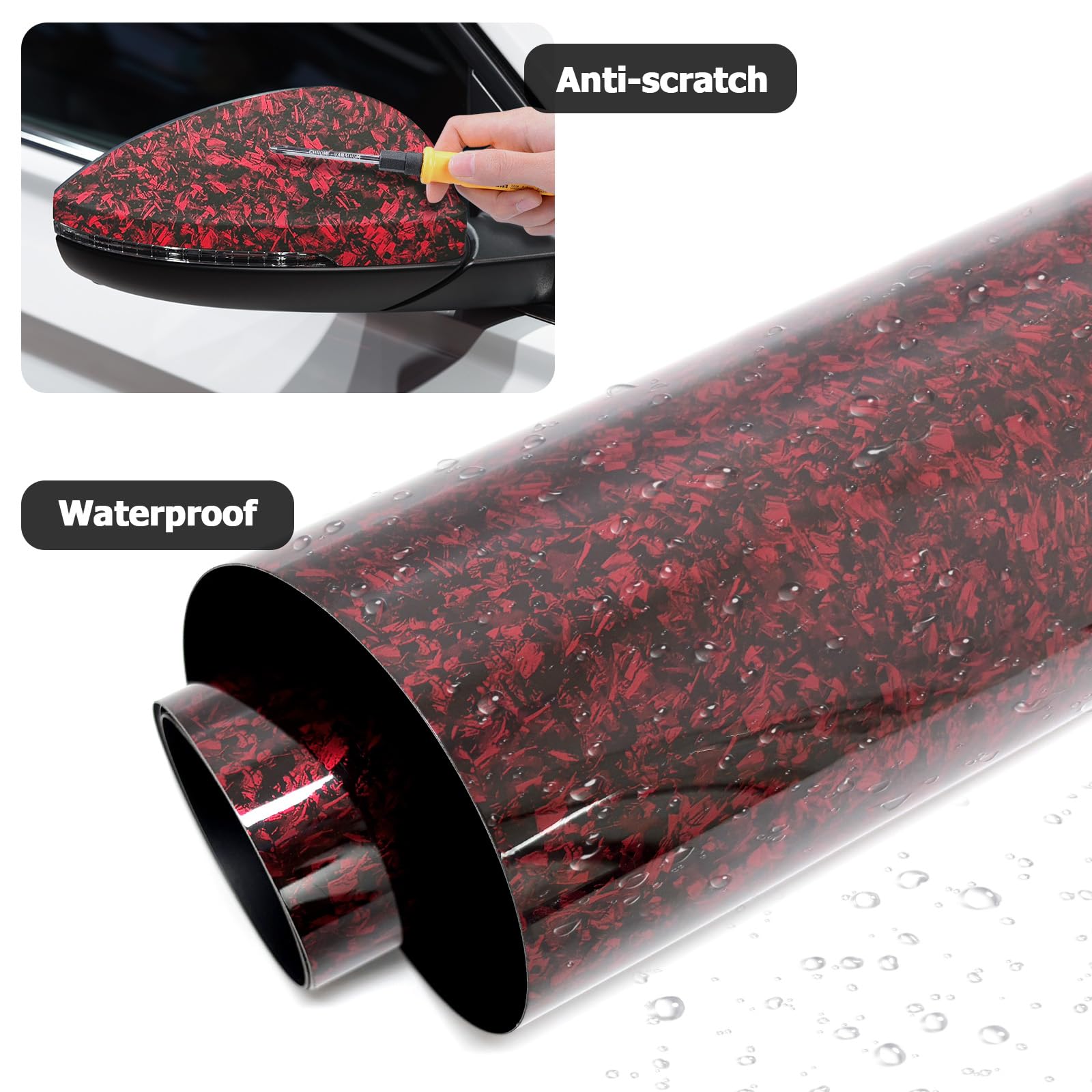 Aisbarika roll next to ruler illustrating 1ft x 10ft size for project planning