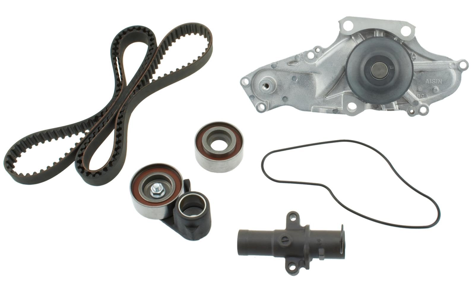 AISIN front packaging showing kit contents and part labels, ensuring correct OE match