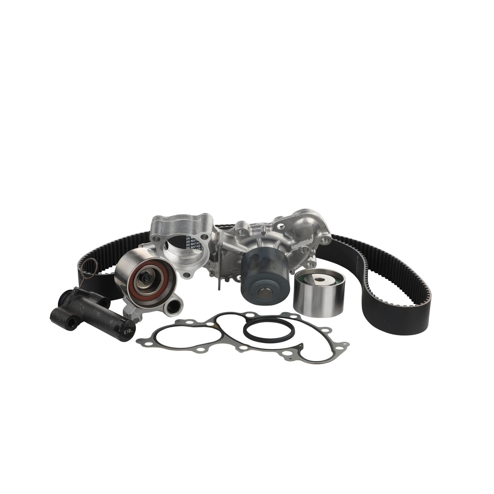AISIN water pump close-up diecast housing showing seal detail for durability benefit