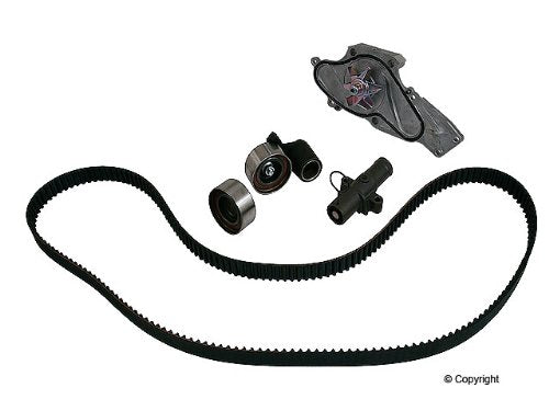 AISIN water pump close-up with diecast housing and ceramic seal for leak resistance