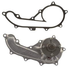 AISIN front view of water pump showing housing and mounting points for easier installation