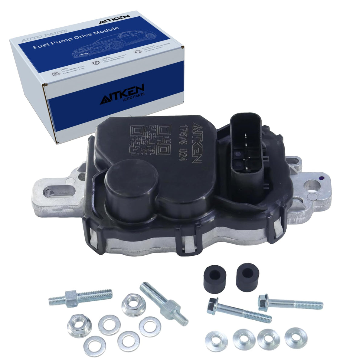 AITKEN module front view showing mounting points and durable housing for reliable fit
