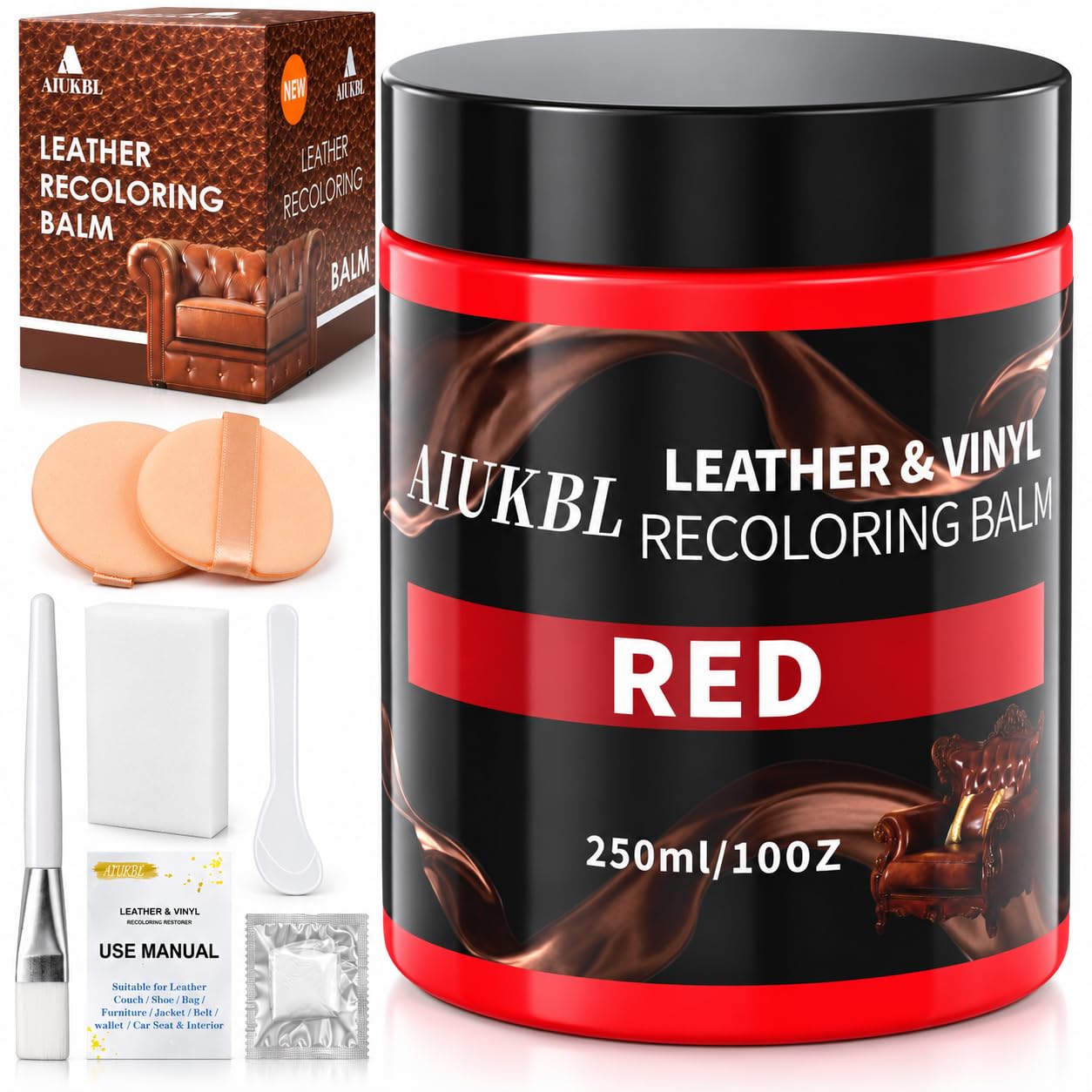 AIUKBL front tube shot showing red leather balm protecting finish