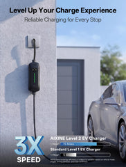 AIXINE NEMA 6-20 plug detail showing 240V compatibility and robust construction