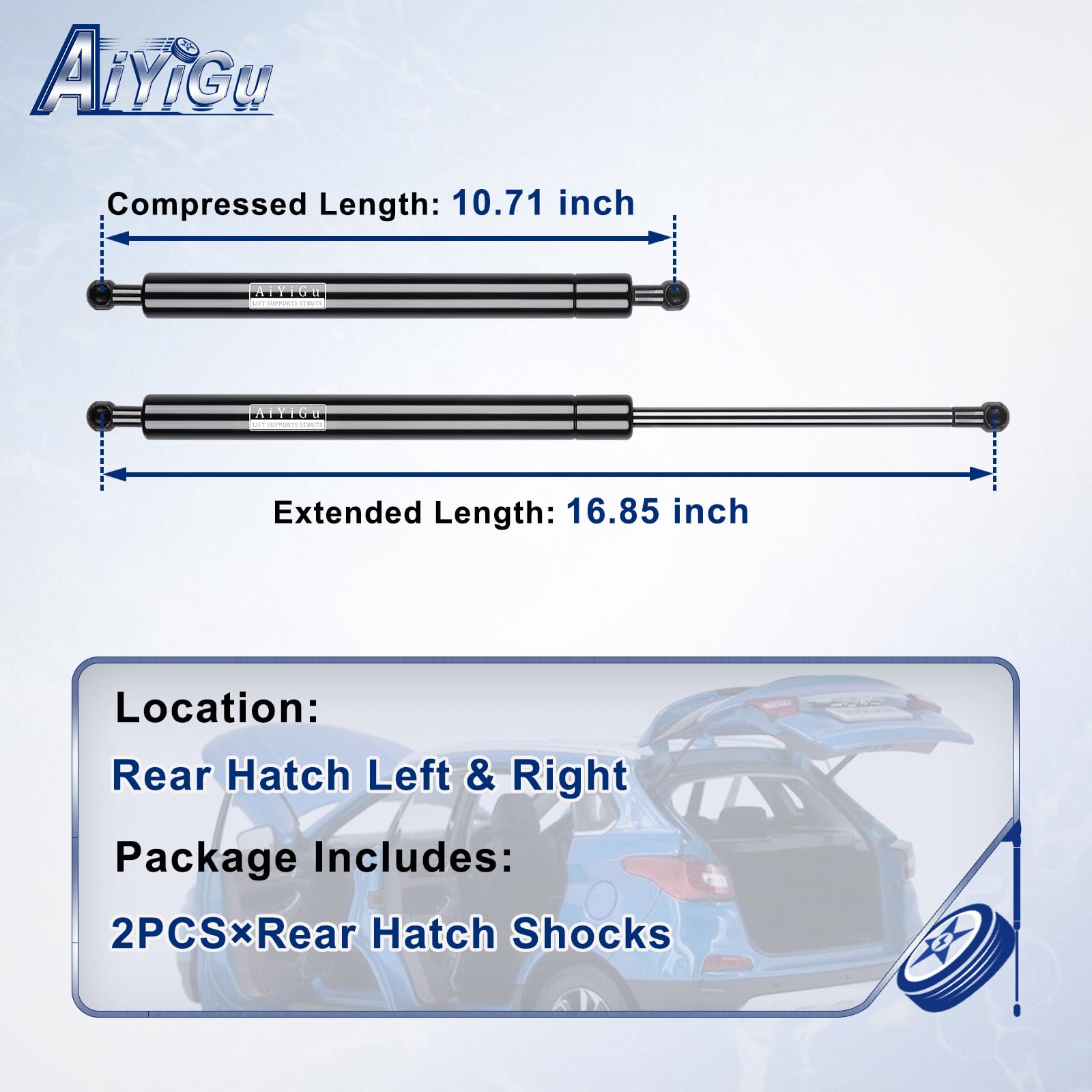 AiYiGu close-up of piston and seal highlighting durable construction