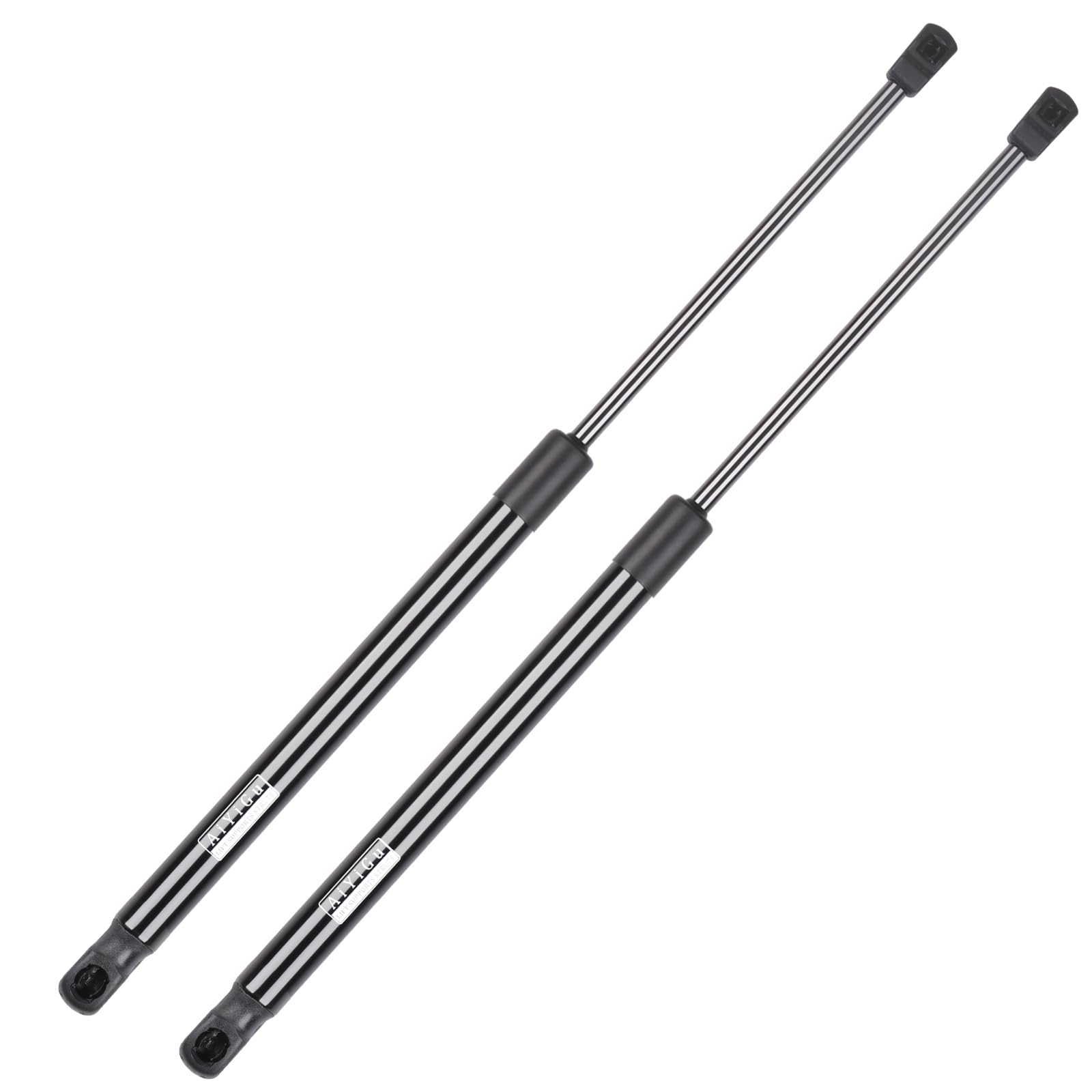 AiYiGu front hood strut packaging showing both units and benefits