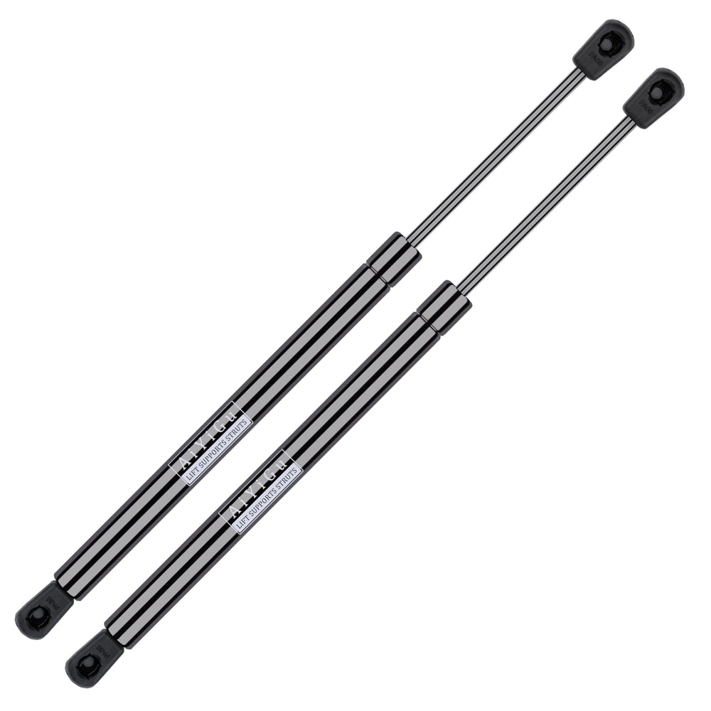 AiYiGu front hood strut pair packaging showing complete kit and benefits