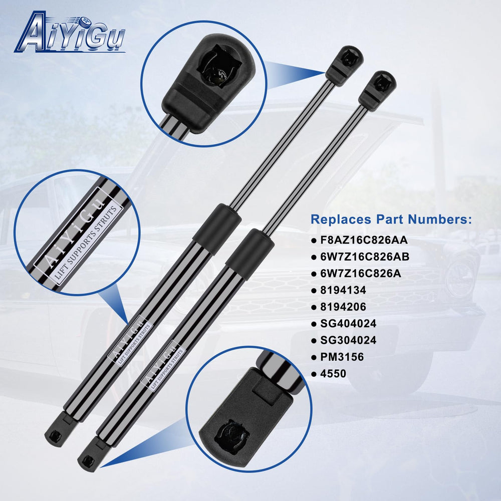 AiYiGu strut body tube detail showing durable finish and corrosion resistance
