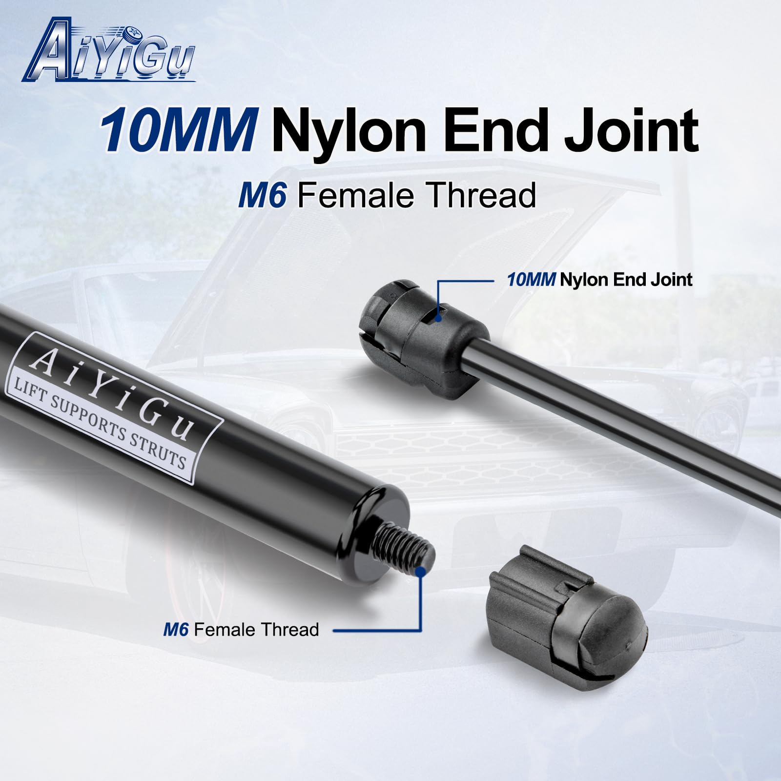 AiYiGu measuring extended and compressed lengths for correct fitment