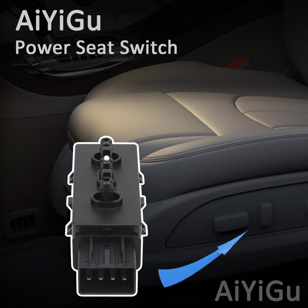 AiYiGu technician replacing seat switch in garage delivering quick repair benefit