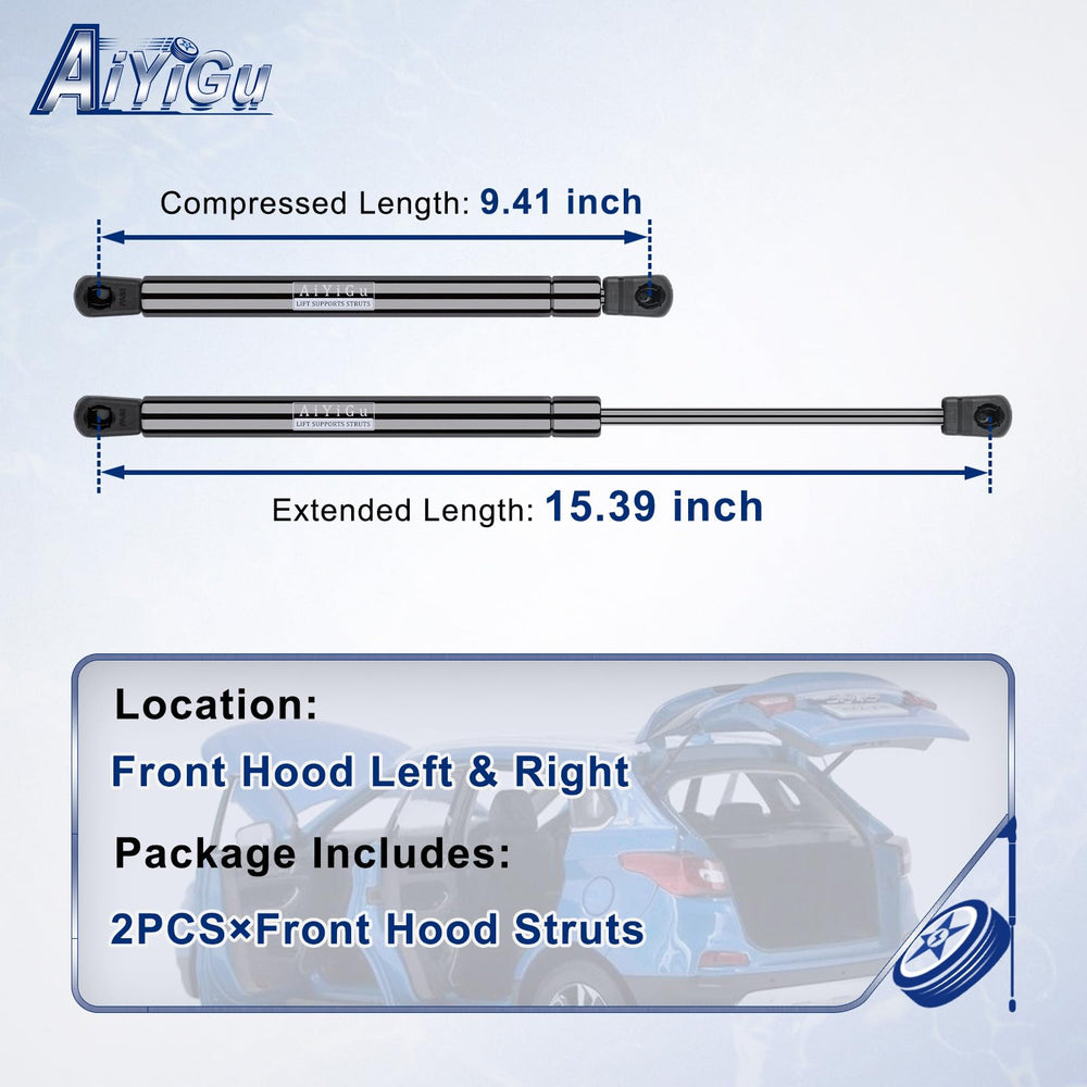 AiYiGu close-up of piston rod highlighting smooth finish and durability benefit