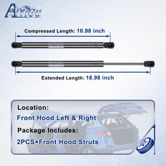 AiYiGu close-up of gas cylinder revealing durable construction and smooth lift