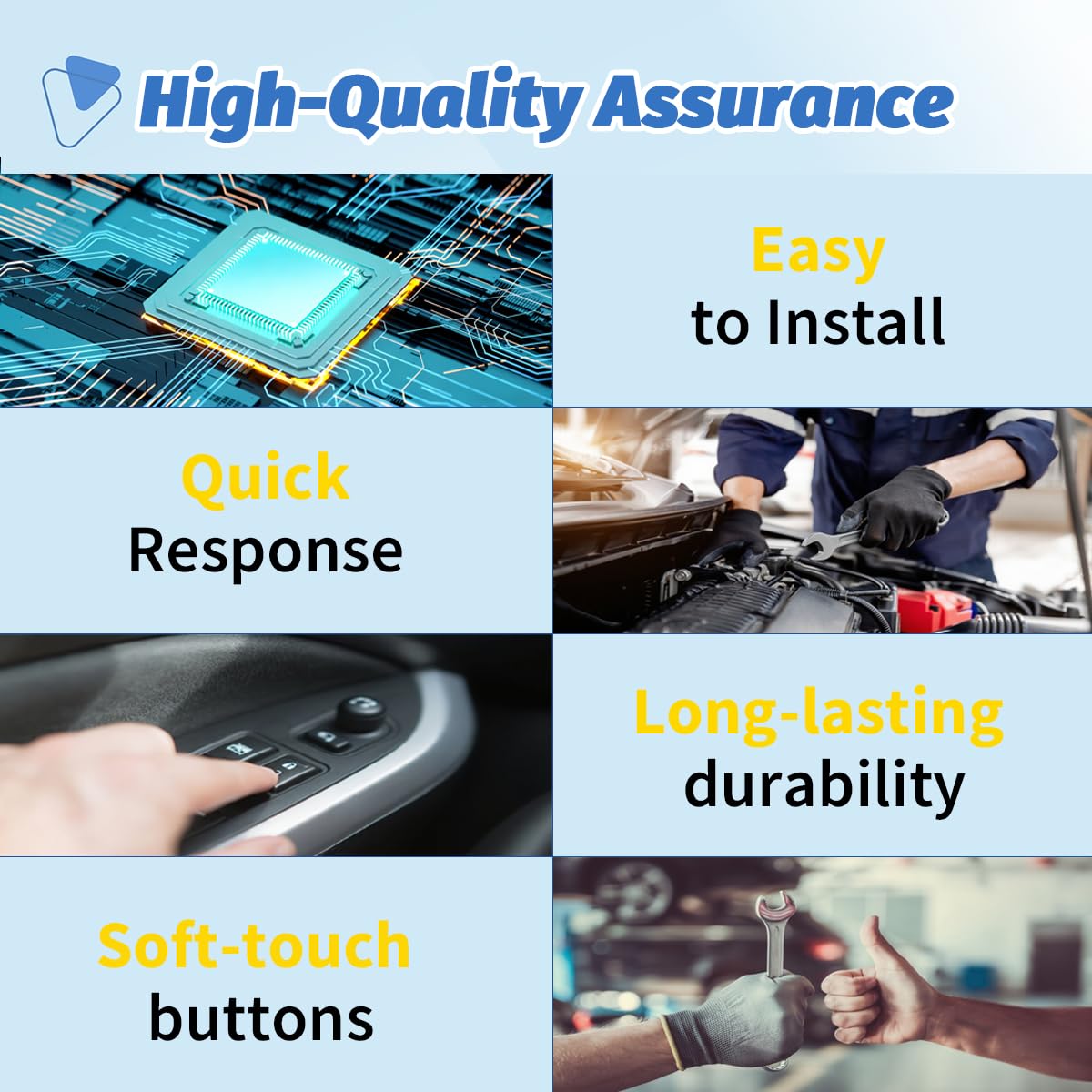 AiYiGu packaged unit with label for secure shipping and part verification