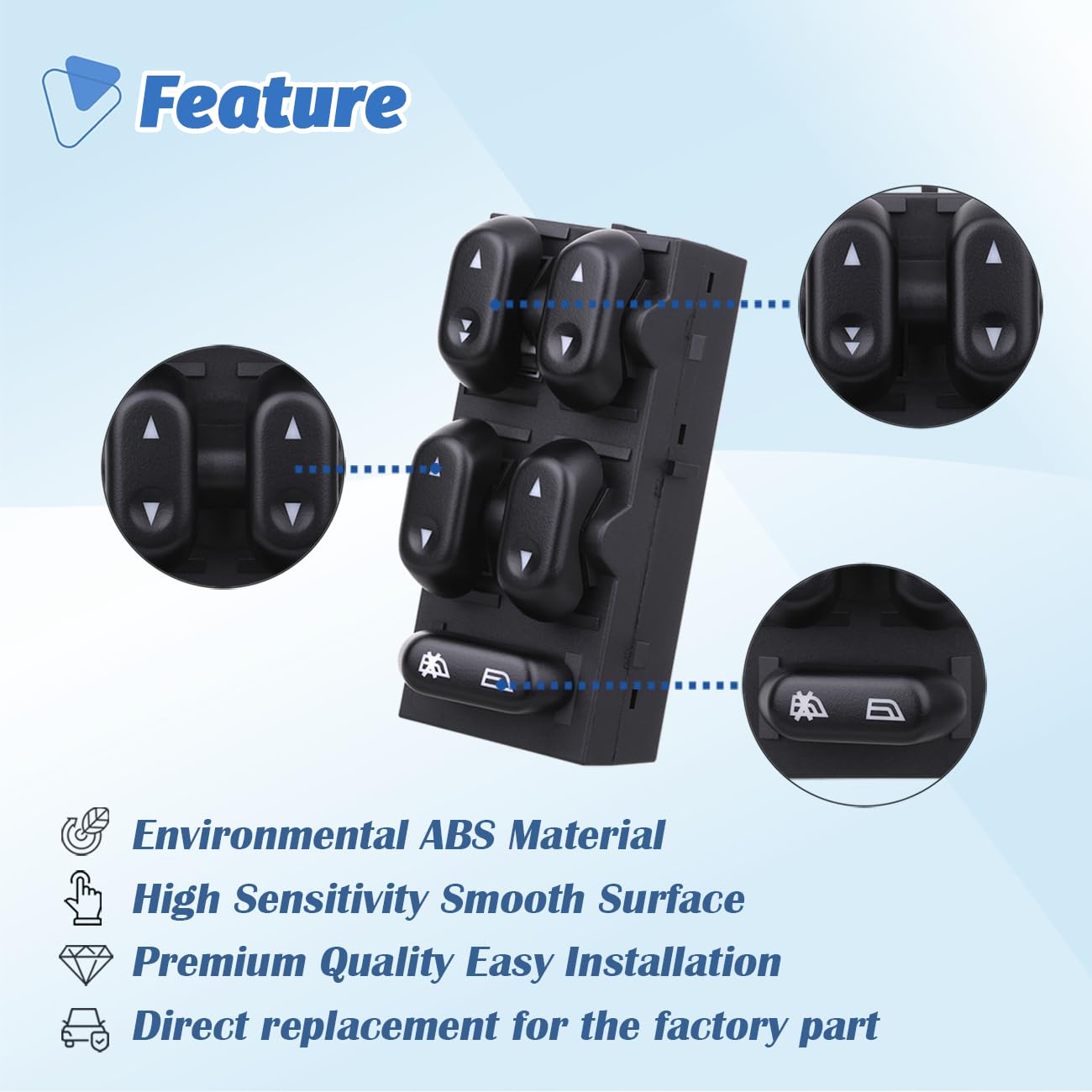 AiYiGu switch removal tool and package contents ready for a straightforward replacement