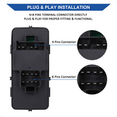 AiYiGu side profile of switch showing mounting points and correct dimensions for fitment