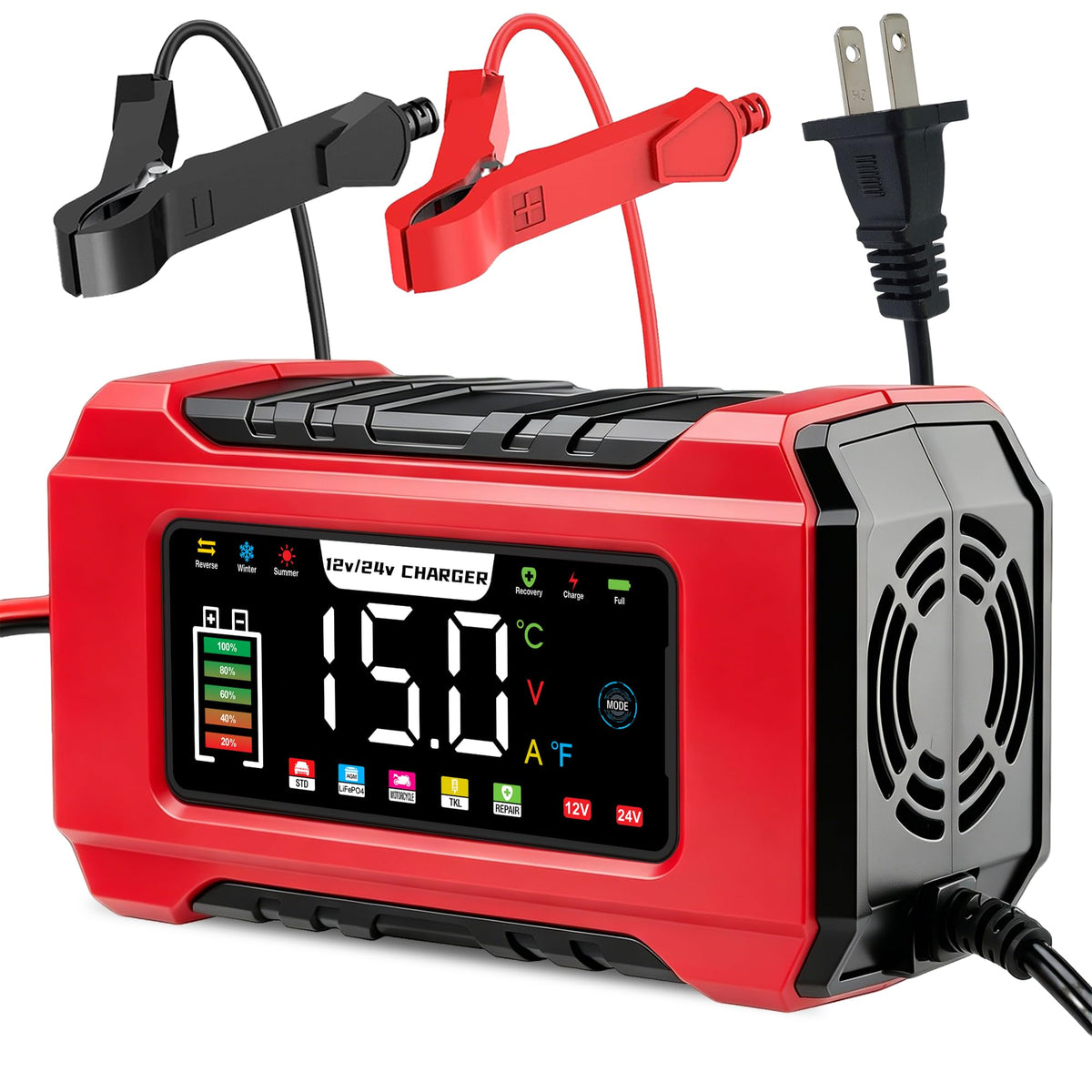 AIYONFEI front panel showing ports and casing for durable charging