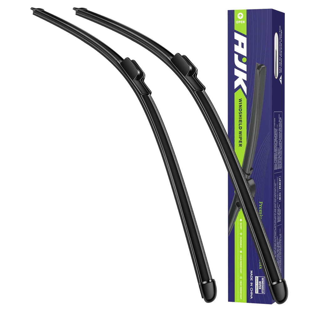 AJK front packaging for Honda Accord front wiper blades showing fitment and benefits