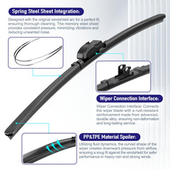 AJK blade being attached by hand to Ridgeline wiper arm for quick installation