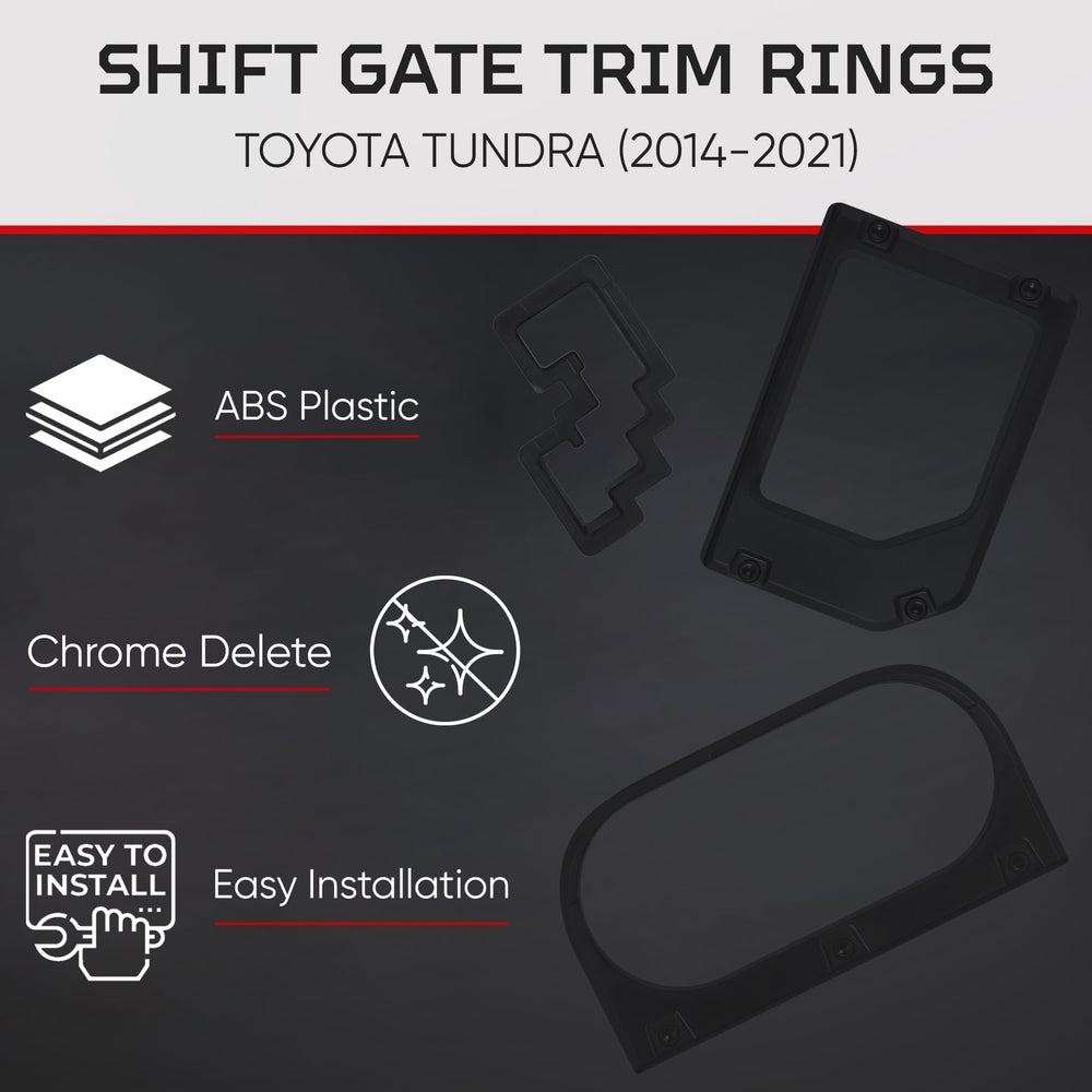 AJT DESIGN shifter trim closeup illustrating easy snap-on installation benefit