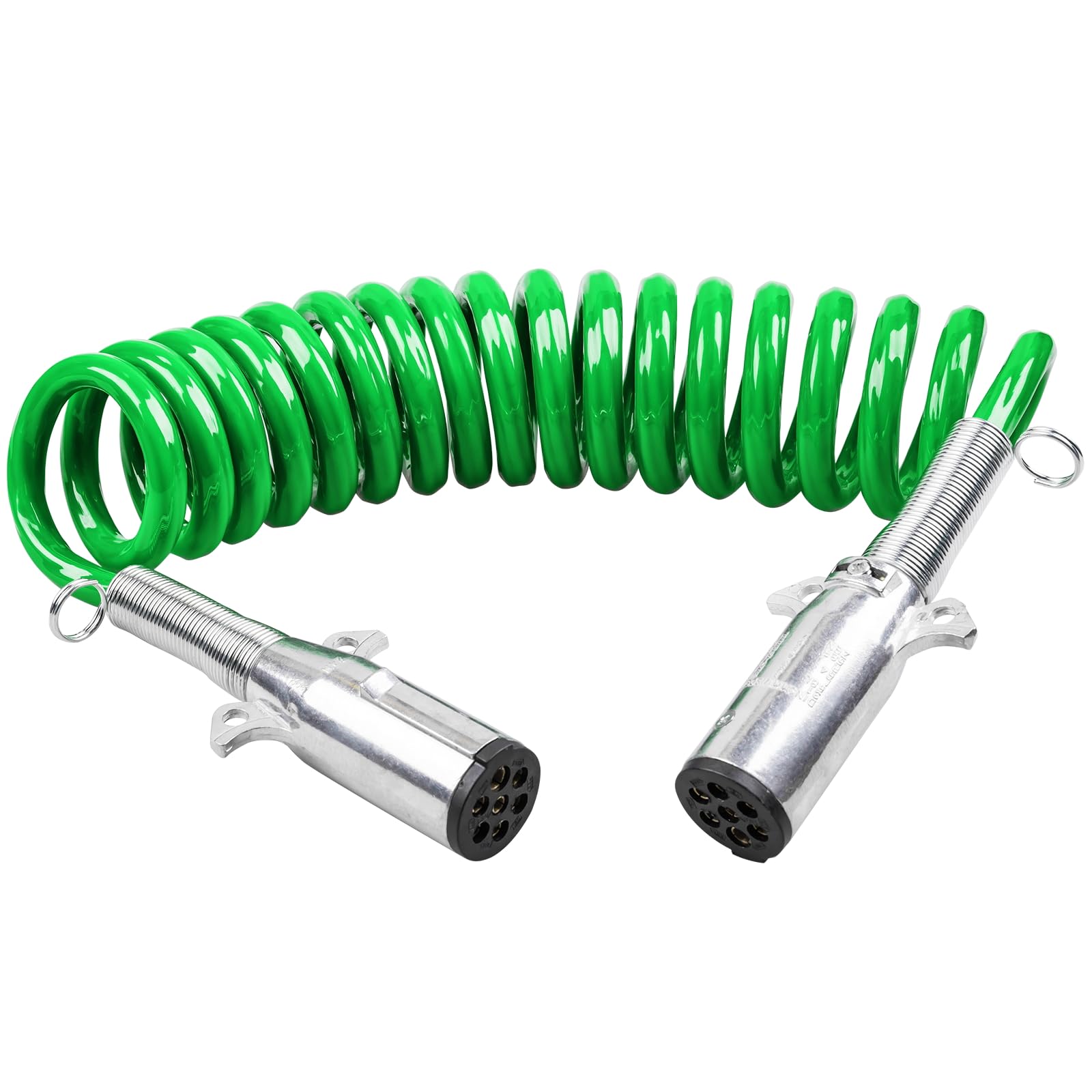 AJulyBee front plug assembly showing 7-way connection and quick installation benefit