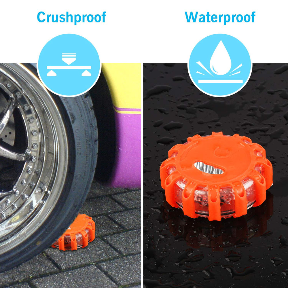 AK magnet base attached to car metal surface providing secure hands-free visibility