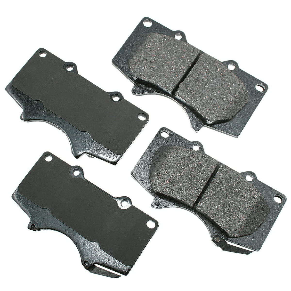 Akebono ACT976 front packaging showing brake pads and improved stopping confidence